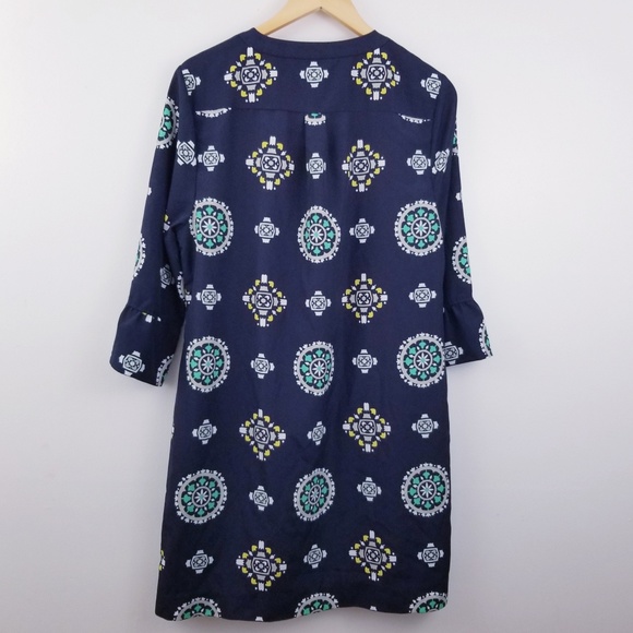 Crown & Ivy Navy Blue Shift Blouse - Picture 2 of 4